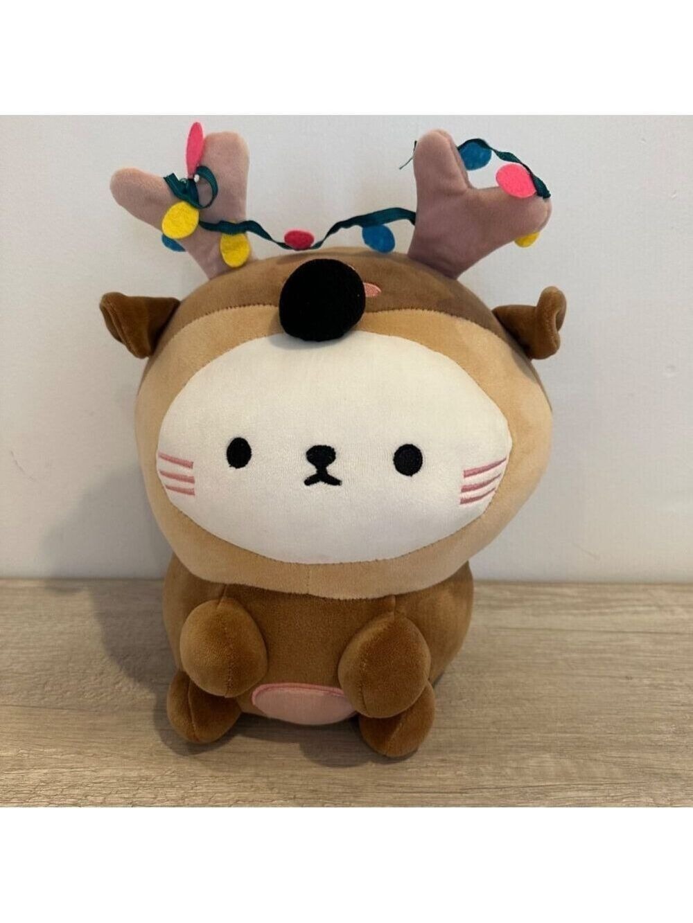 Mimico Reindeer Luna 11in Christmas Plush Viral Weighted Holiday Stuffed Animal